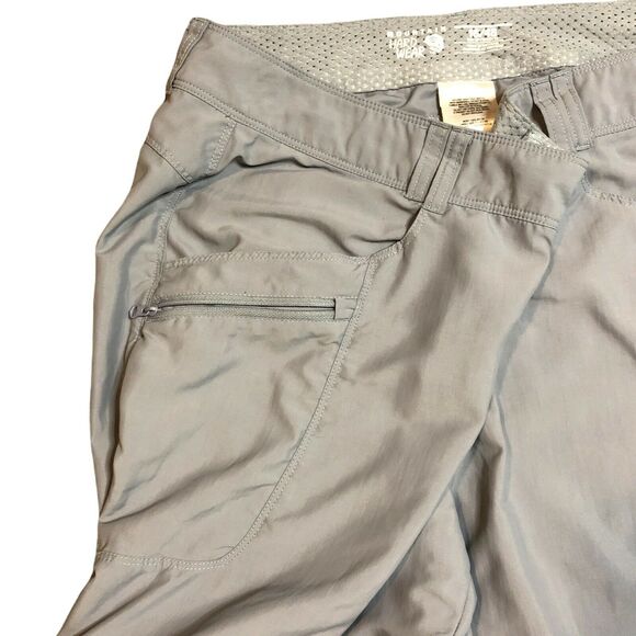 Mountain Hardwear Ramesa Convertible Outdoor Trail HIking Pants 16 Gray Nylon - Picture 4 of 7